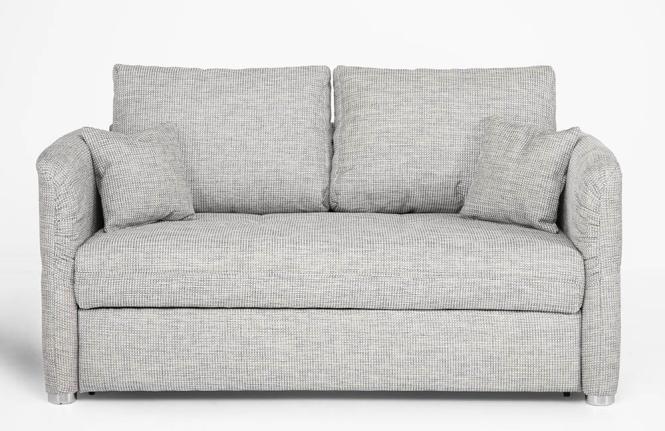 Bettsofa Schlafsofa 140x200 cm Grau LUCA