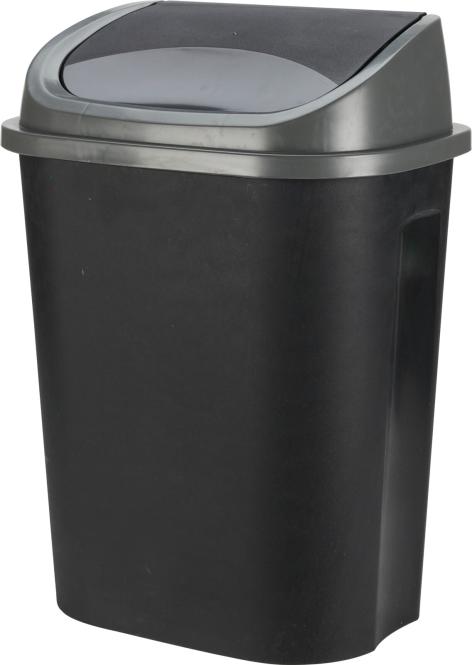 Mülleimer 50 Liter PP schwarz 029000420