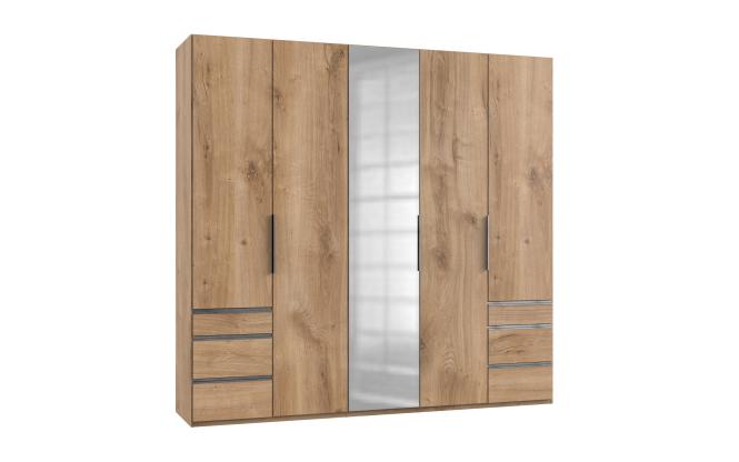 Schrank 250 cm breit mit Spiegel LEVEL36 A von WIMEX Braun