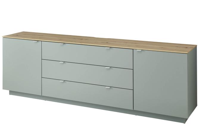 Sideboard inkl. 2 Türen und 3 Schubladen CORE von Innostyle Schilf matt / Artisan