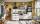 Küchenzeile 260 cm Komplettküche inkl. E-Geräte + Zubehör PKW 526010 von Pino Küchen Steingrau hochglanz / Grafit - 2