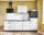 Küchenzeile 260 cm Komplettküche inkl. E-Geräte + Zubehör PKW 526010 von Pino Küchen Steingrau hochglanz / Grafit - 3