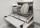 Küchenzeile Leerblock 180cm Büroküche inkl. Spüle und Spültischarmatur PKW 018019 von Pino Küchen Beton Weißgrau / Beton Grafitgrau - 4