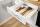 Küchenzeile Leerblock 160cm Landhausküche inkl. Spüle und Spültischarmatur PKW 516002 von Pino Küchen Weiß matt / Honig Eiche - 5