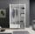 Kleiderschrank mit Spiegel Landhaus Weiß ca 120 cm breit - 6