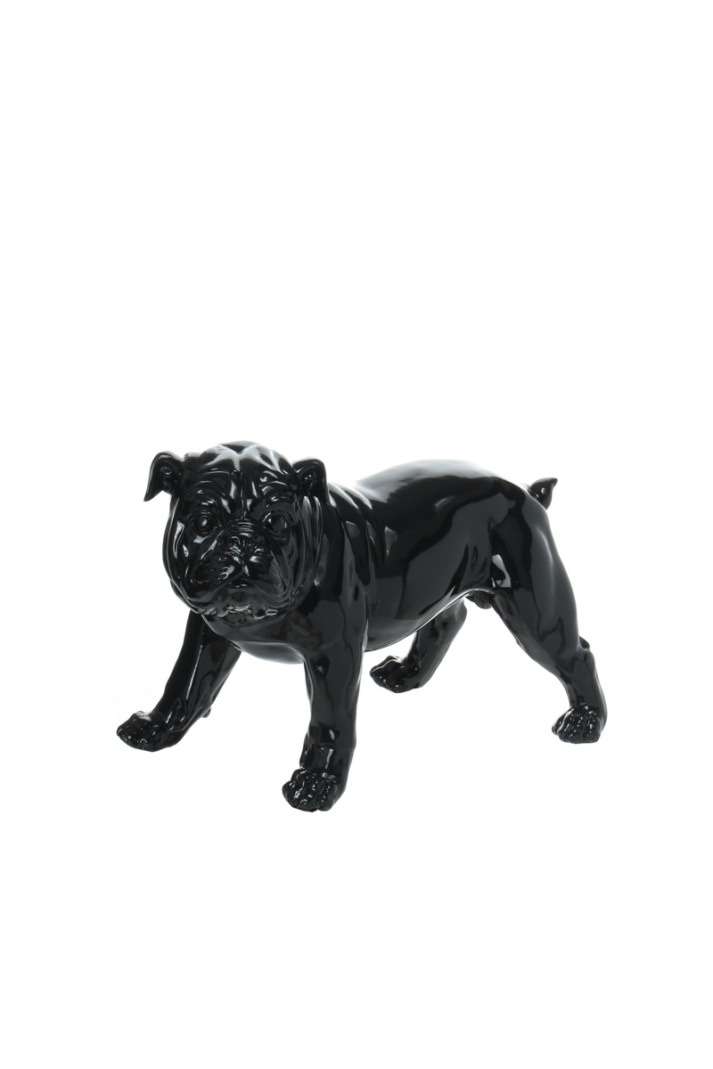 Skulptur Bulldog 21-J Schwarz Kayoom von
