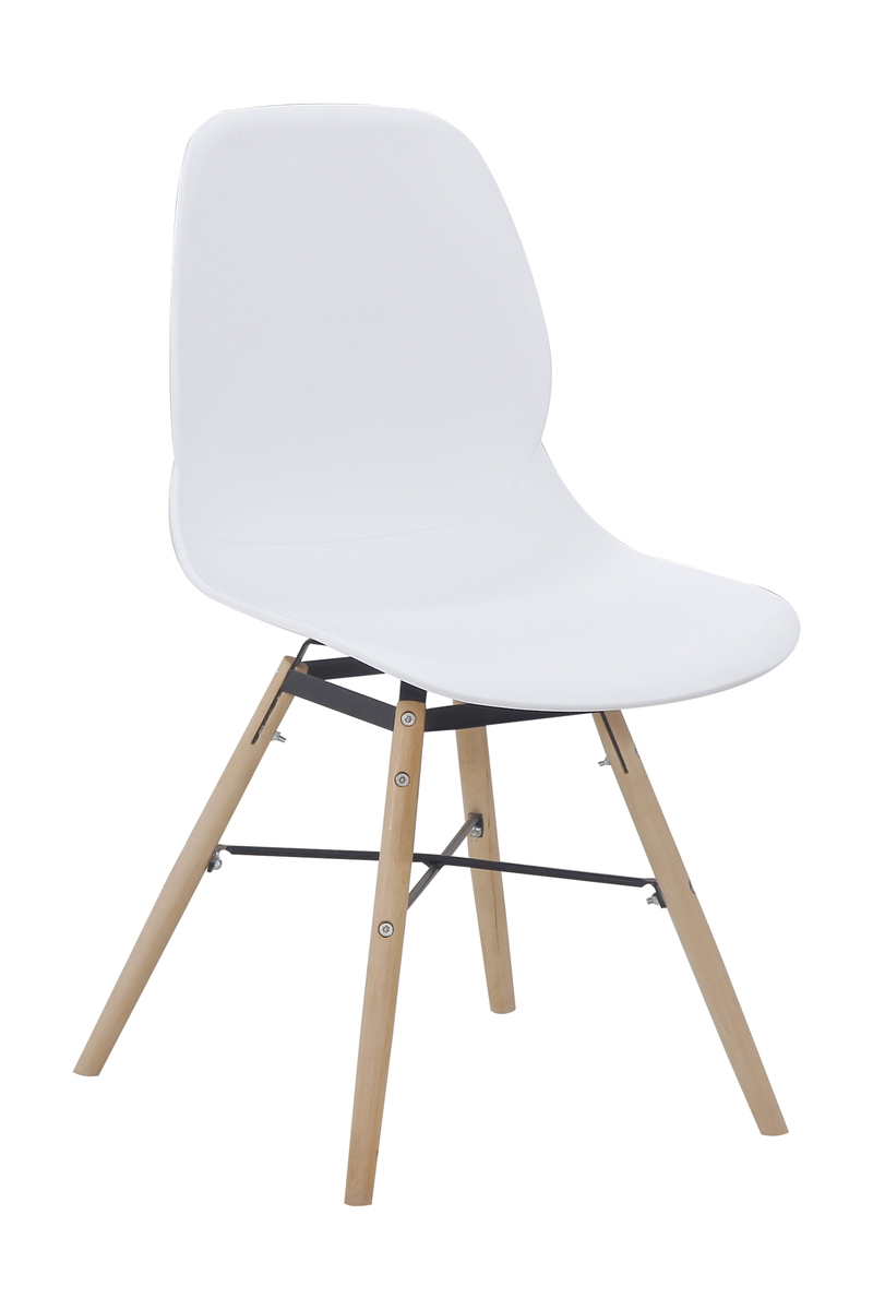 Stuhl Amy 110 von 2er-Set Weiß Kayoom