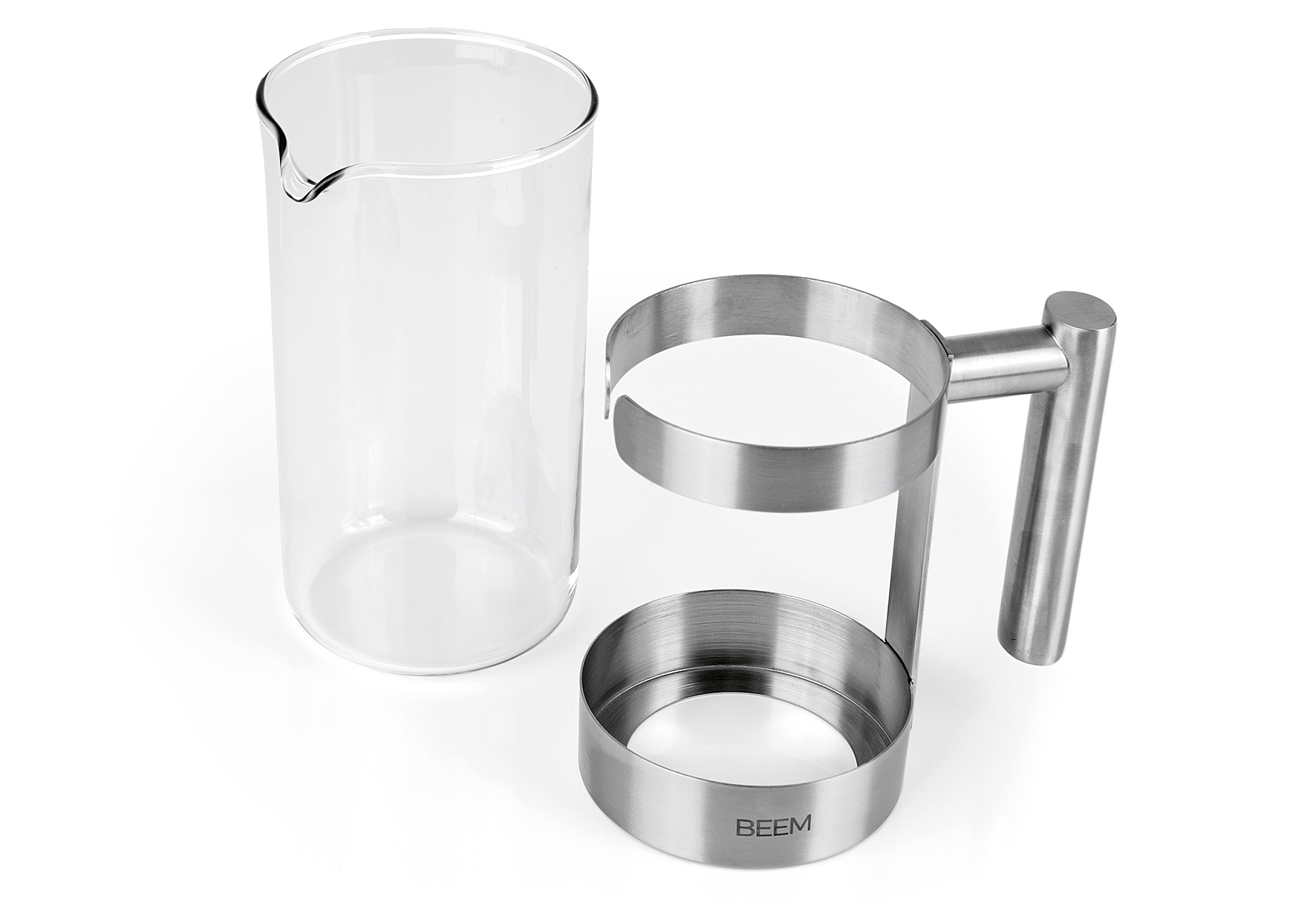 BEEM French Press 1 l acht Tassen Edelstahl